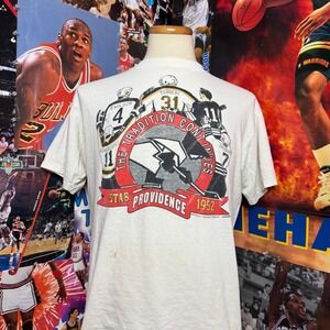 Vintage 90s Providence Bruins AHL Hockey Single Stitch T Shirt Sz Large